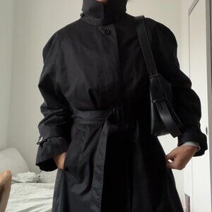 Vintage trenchcoat with funnel neck